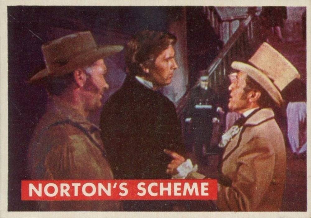 1956 Davy Crockett Green Back Norton's Scheme #42A Non-Sports Card
