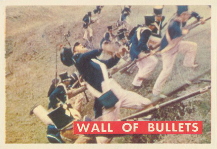 1956 Davy Crockett Green Back Wall Of Bullets #68A Non-Sports Card