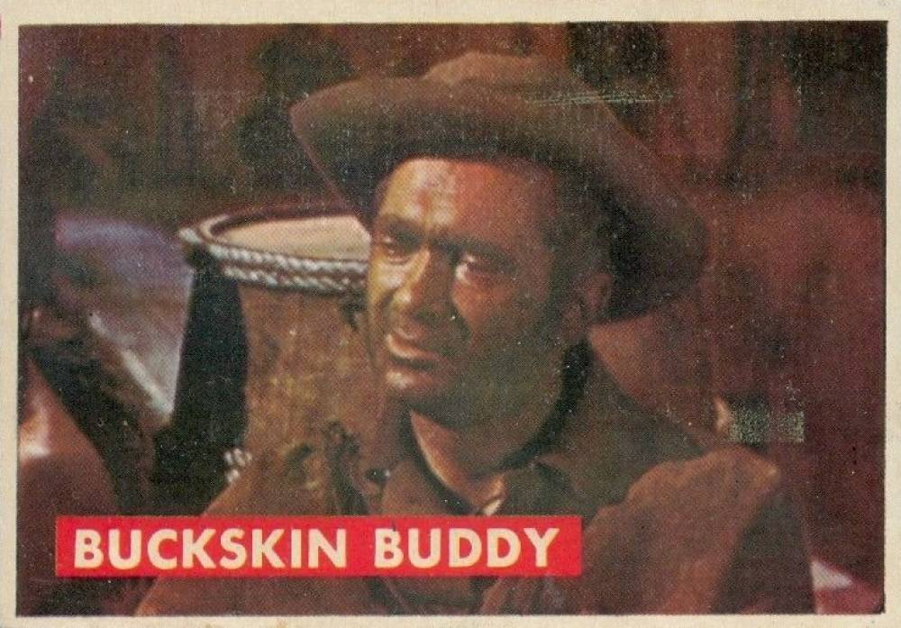 1956 Davy Crockett Green Back Buckskin Buddy #1A Non-Sports Card