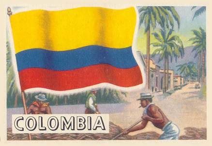 1956 Flags of World Colombia #35 Non-Sports Card