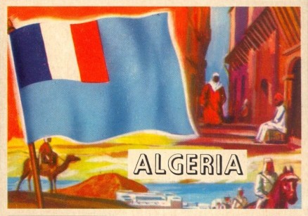 1956 Flags of World Algeria #51 Non-Sports Card
