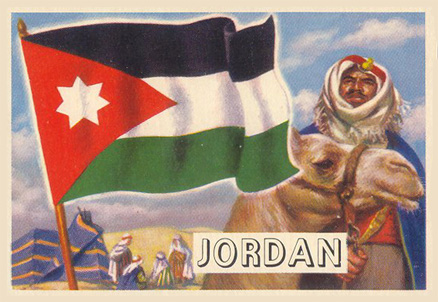 1956 Flags of World Jordan #70 Non-Sports Card