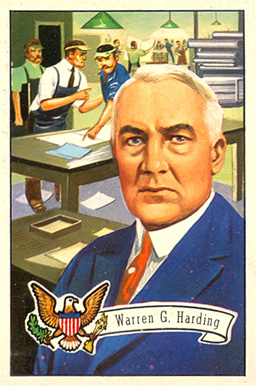 1956 Topps U.S. Presidents Warren G. Harding #31 Non-Sports Card