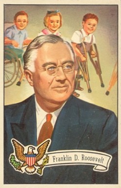 1956 Topps U.S. Presidents Franklin D. Roosevelt #34 Non-Sports Card