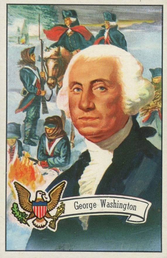 1956 Topps U.S. Presidents George Washington #3 Non-Sports Card