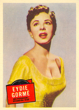1957 Hit Stars Eydie Gorme #10 Non-Sports Card