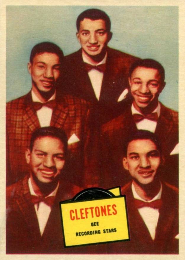 1957 Hit Stars The Cleftones #42 Non-Sports Card