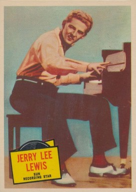 1957 Hit Stars Jerry Lee Lewis #53 Non-Sports Card