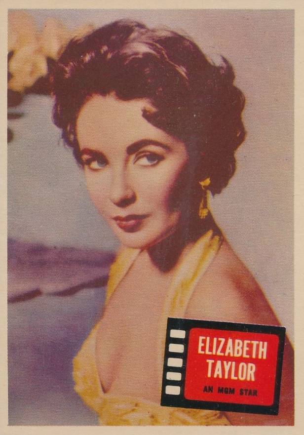 1957 Hit Stars Elizabeth Taylor #85 Non-Sports Card