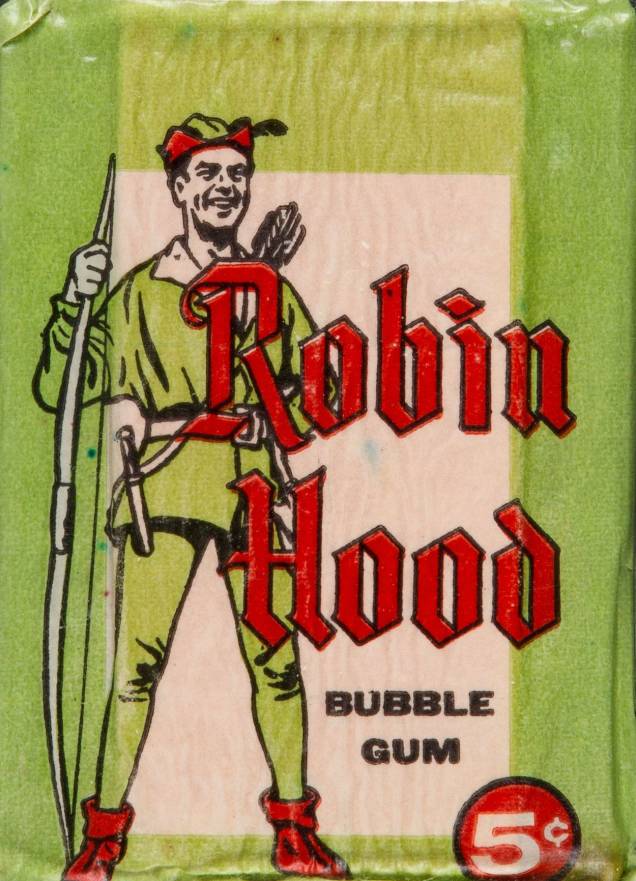 1957 Topps Robin Hood Wax Pack #WP Non-Sports Card