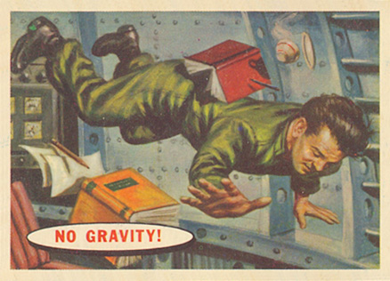 1957 Target: Moon No Gravity #20 Non-Sports Card