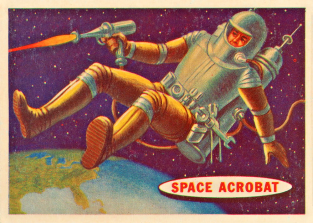 1957 Target: Moon Space Acrobat #25 Non-Sports Card