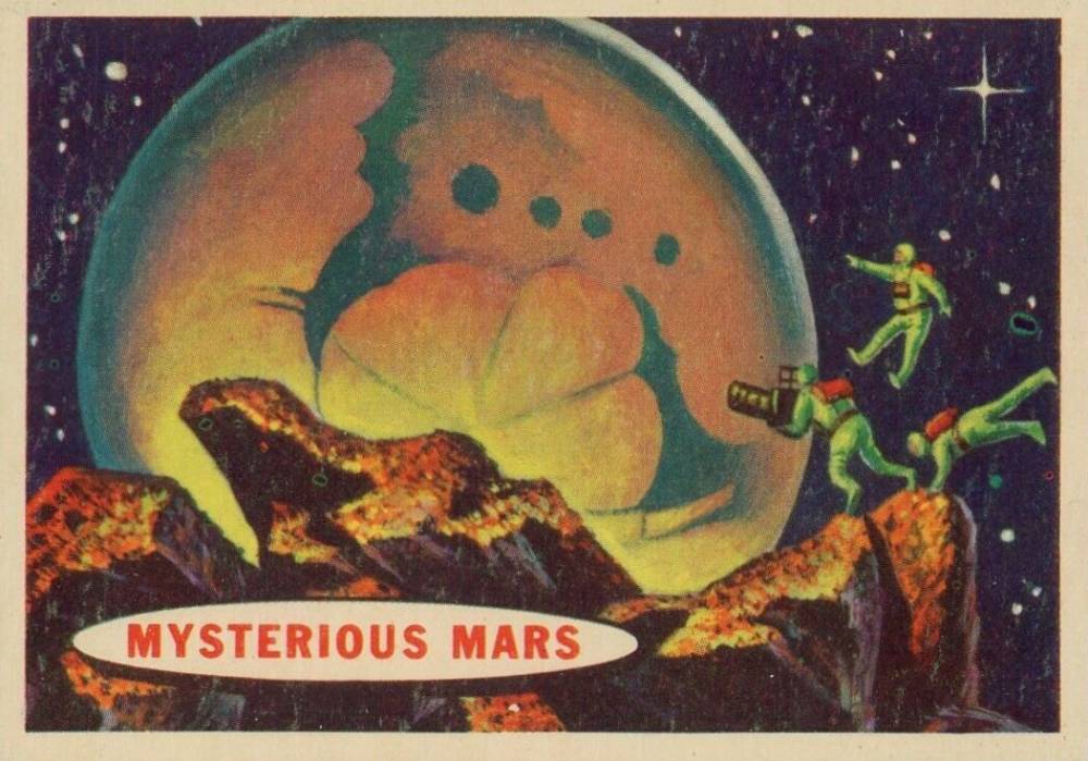 1957 Target: Moon Mysterious Mars #72 Non-Sports Card