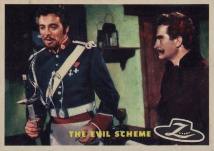 1958 Zorro The Evil Scheme #6 Non-Sports Card