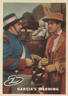 1958 Zorro Garcia's Warning #8 Non-Sports Card