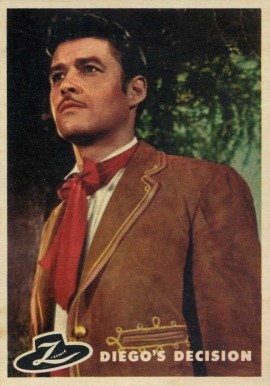 1958 Zorro Diego's Decision #12 Non-Sports Card