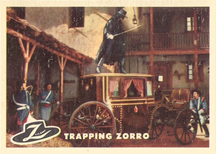 1958 Zorro Trapping Zorro #36 Non-Sports Card