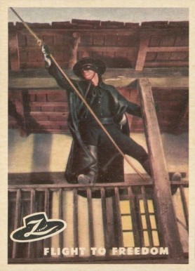 1958 Zorro Flight To Freedom #40 Non-Sports Card