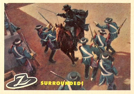 1958 Zorro Surrounded! #42 Non-Sports Card