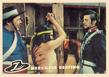 1958 Zorro Merciless Beating #51 Non-Sports Card