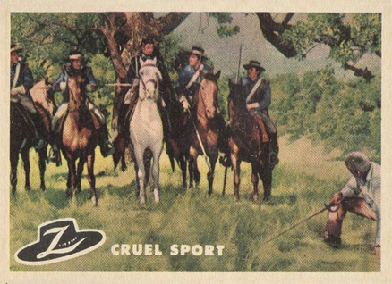 1958 Zorro Cruel Sport #70 Non-Sports Card