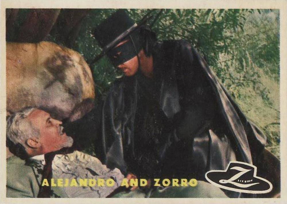 1958 Zorro Alejandro And Zorro #73 Non-Sports Card