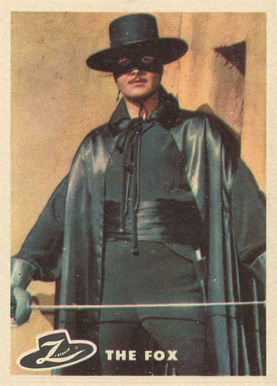 1958 Zorro The Fox #76 Non-Sports Card