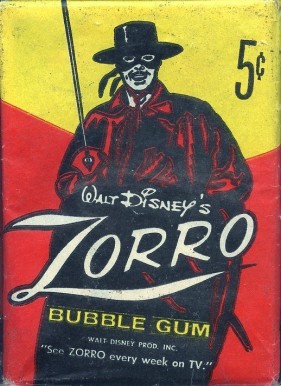 1958 Zorro Wax Pack #WP Non-Sports Card