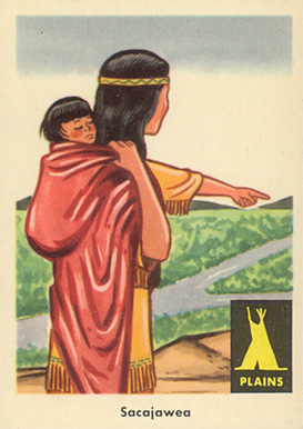 1959 Indian Trading Card Sacajawea #13 Non-Sports Card