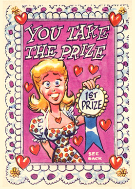 1959 Topps Funny Valentines You Take The Prize #59 Non-Sports Card