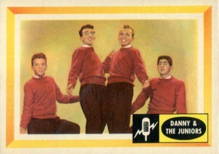 1960 Fleer Spins And Needles Danny & The Juniors #34 Non-Sports Card