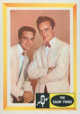 1960 Fleer Spins And Needles The Kalin Twins #49 Non-Sports Card
