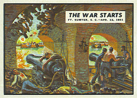 1962 Civil War News The War Starts #3 Non-Sports Card