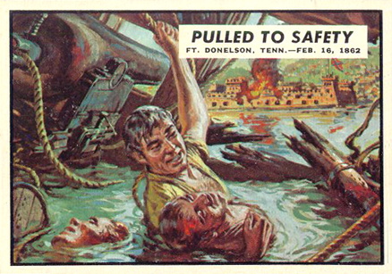 1962 Civil War News Pulled To Safety #6 Non-Sports Card