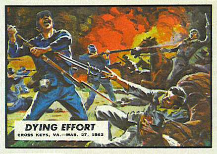 1962 Civil War News Dying Effort #13 Non-Sports Card