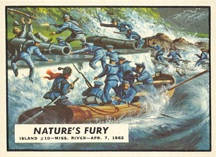 1962 Civil War News Nature's Fury #15 Non-Sports Card