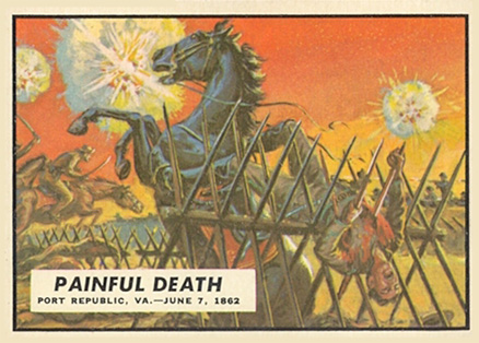 1962 Civil War News Painful Death #21 Non-Sports Card