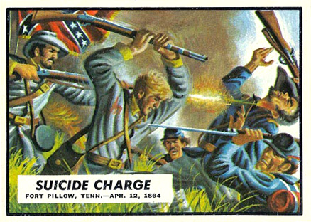 1962 Civil War News Suicide Charge #60 Non-Sports Card
