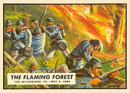 1962 Civil War News The Flaming Forest #61 Non-Sports Card