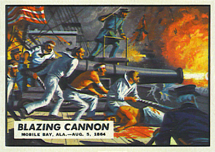 1962 Civil War News Blazing Cannon #76 Non-Sports Card
