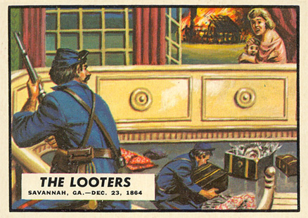 1962 Civil War News The Looters #83 Non-Sports Card