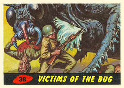 1962 Mars Attacks Victims of the Bug #38 Non-Sports Card