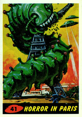 1962 Mars Attacks Horror in Paris #41 Non-Sports Card