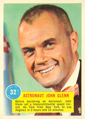 1963  Topps Astronauts Astronaut John Glenn #32 Non-Sports Card