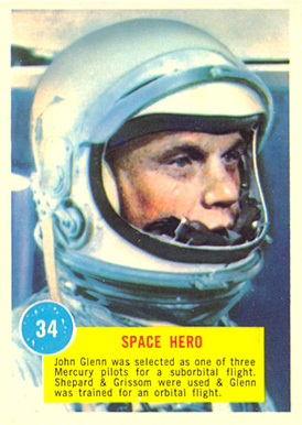 1963  Topps Astronauts Space Hero #34 Non-Sports Card
