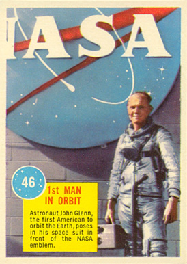 1963  Topps Astronauts 1st Man In Orbit #46 Non-Sports Card