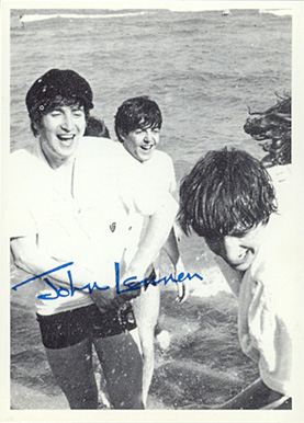 1964 Beatles B&W John Lennon #152 Non-Sports Card