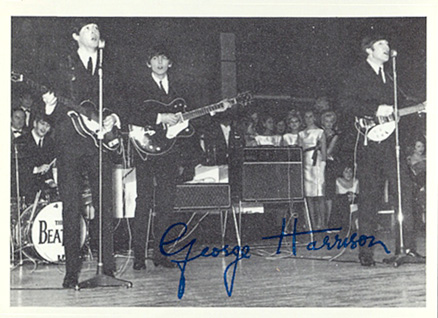 1964 Beatles B&W George Harrison #153 Non-Sports Card