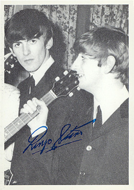 1964 Beatles B&W Ringo Starr #154 Non-Sports Card