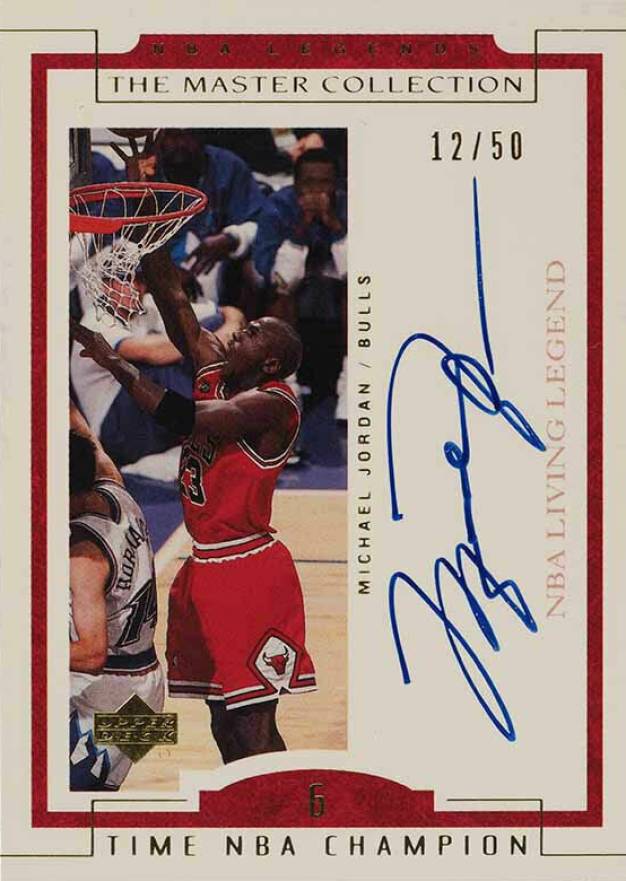 2000 Upper Deck Legends Master Collection Autograph Michael Jordan #ML4 Basketball Card